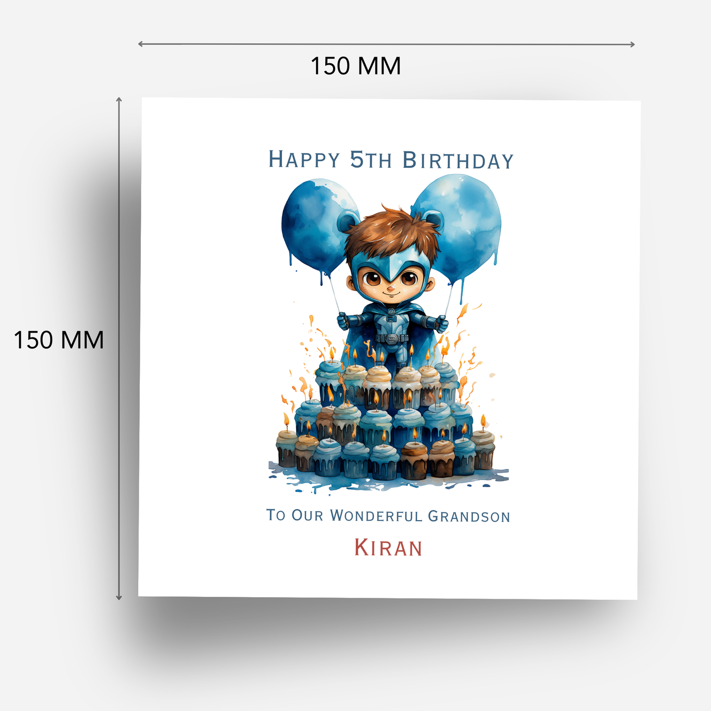 Superhero Birthday Card - C549