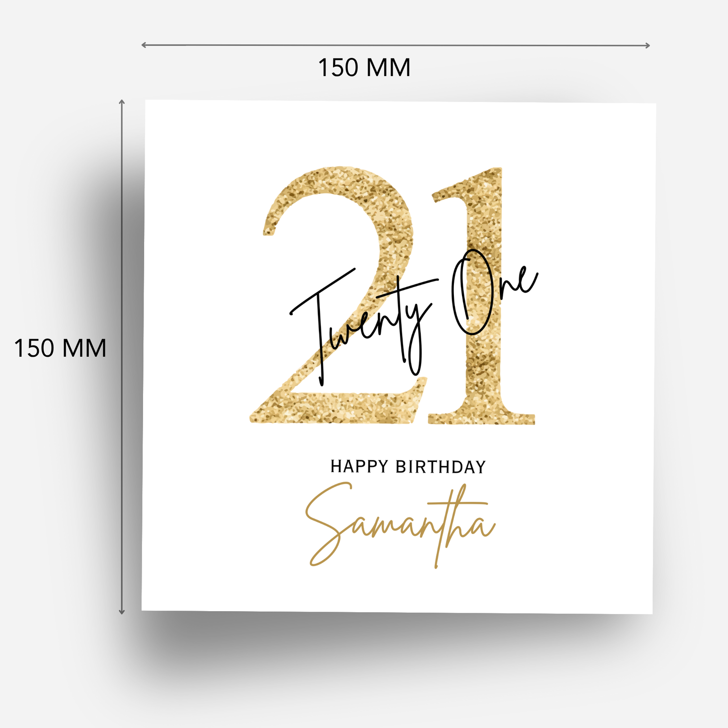 Any Number Birthday Card - C648