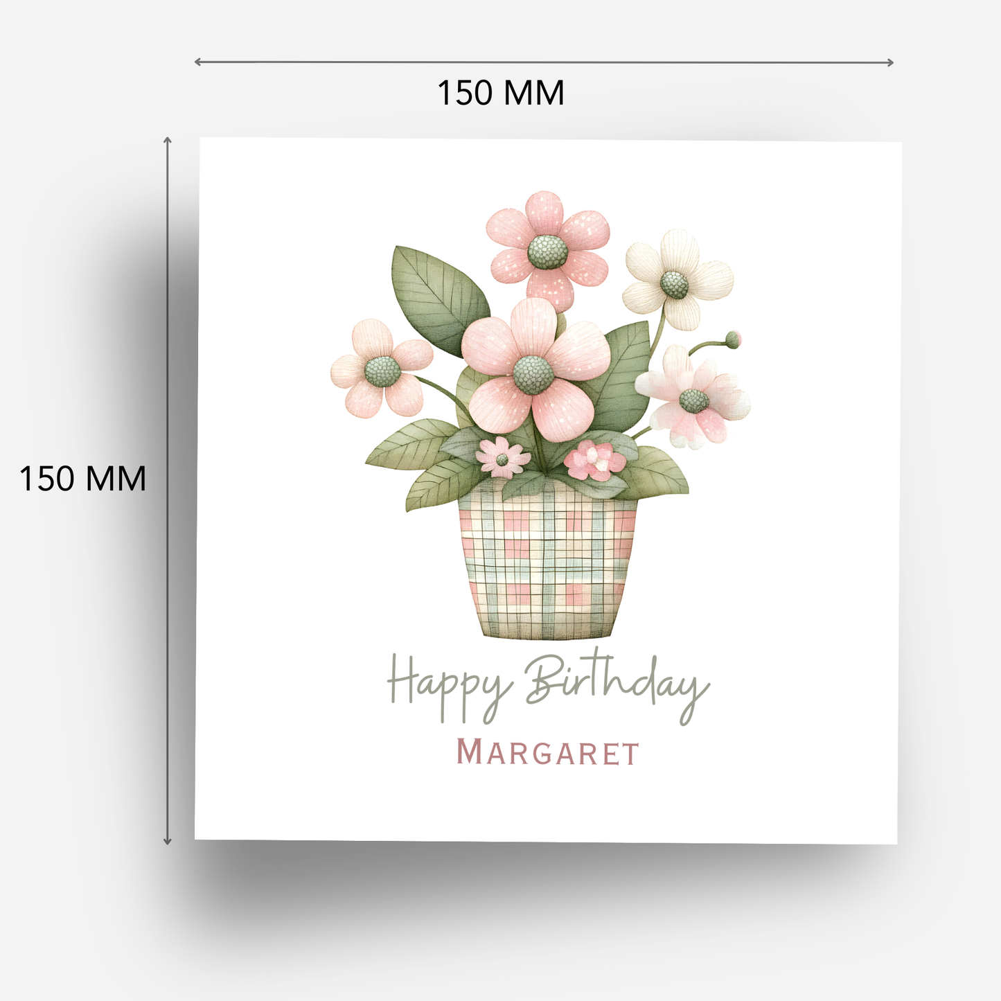 Flower Birthday Card - C603