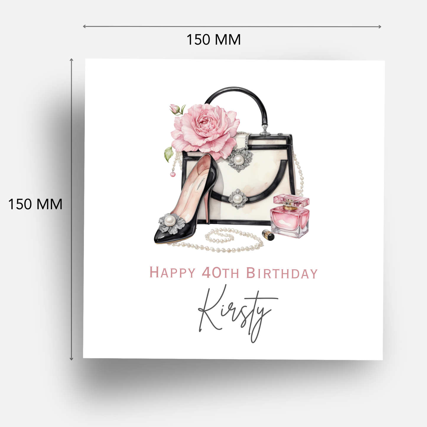 Fashion Handbag Birthday Card - C593