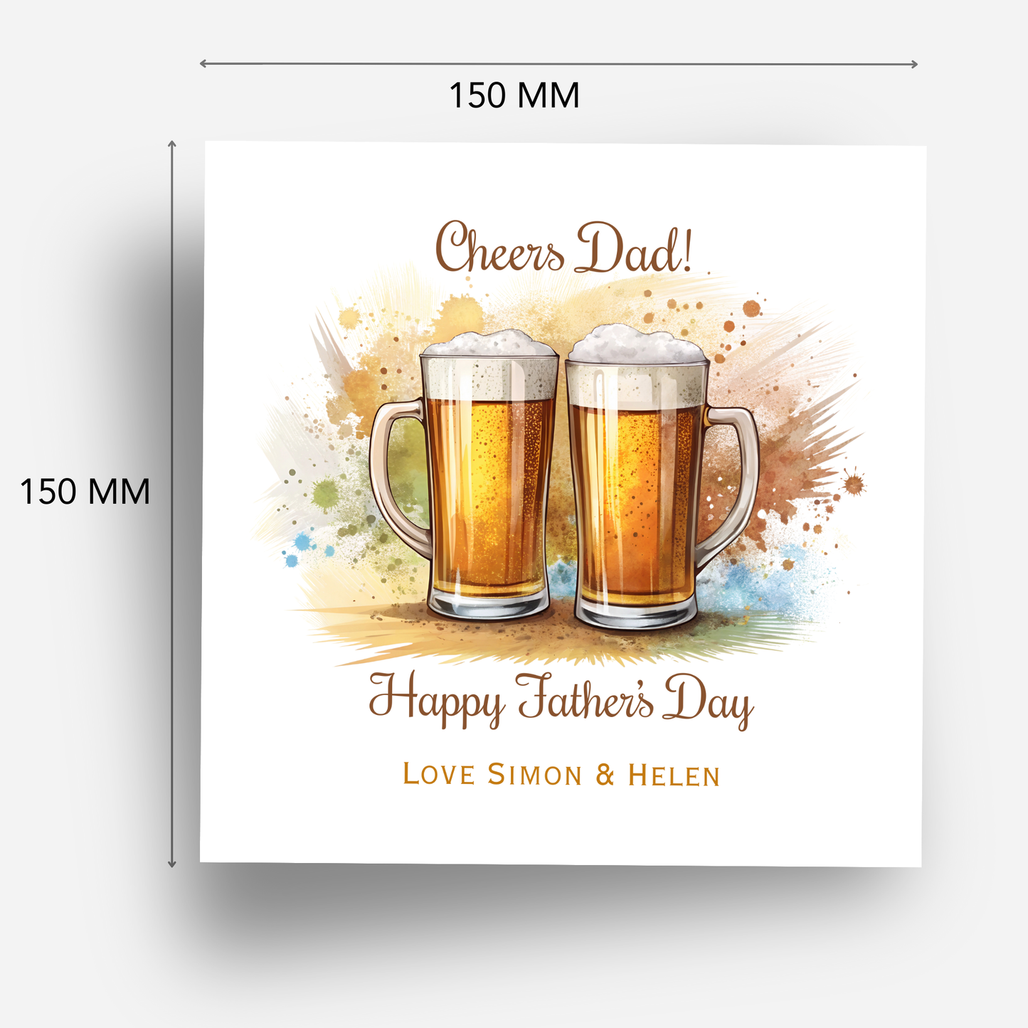 Father's Day Card - Beer Design - C782