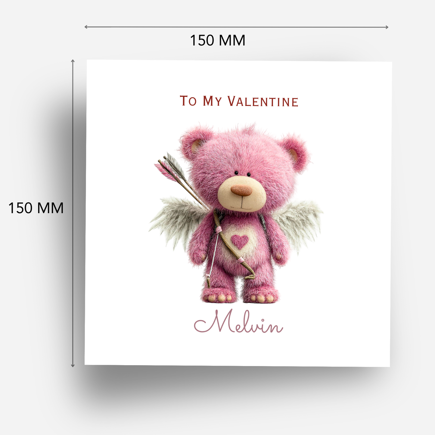Valentine’s Day Card - Cute Teddy Design - C721