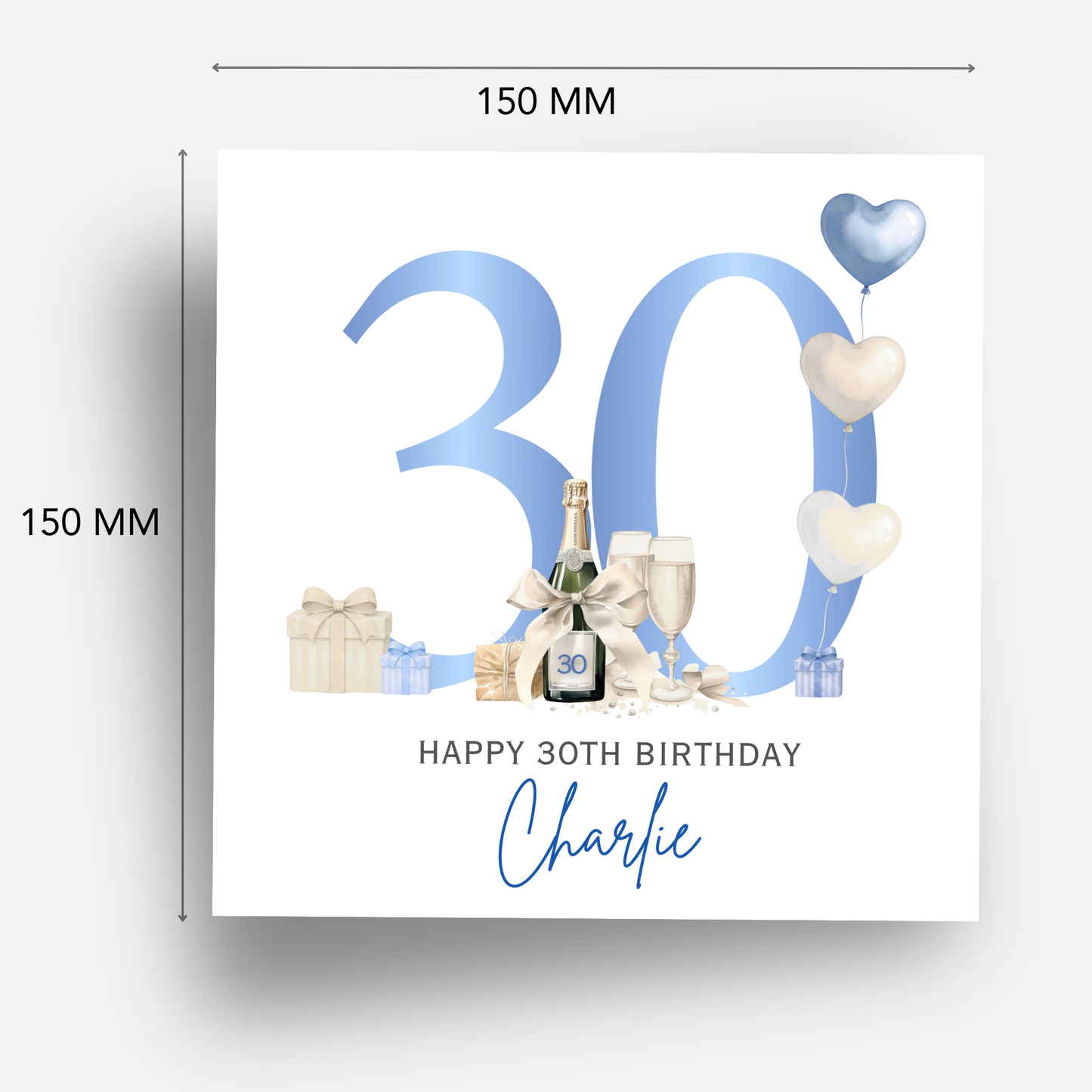 30th Birthday Card - C860