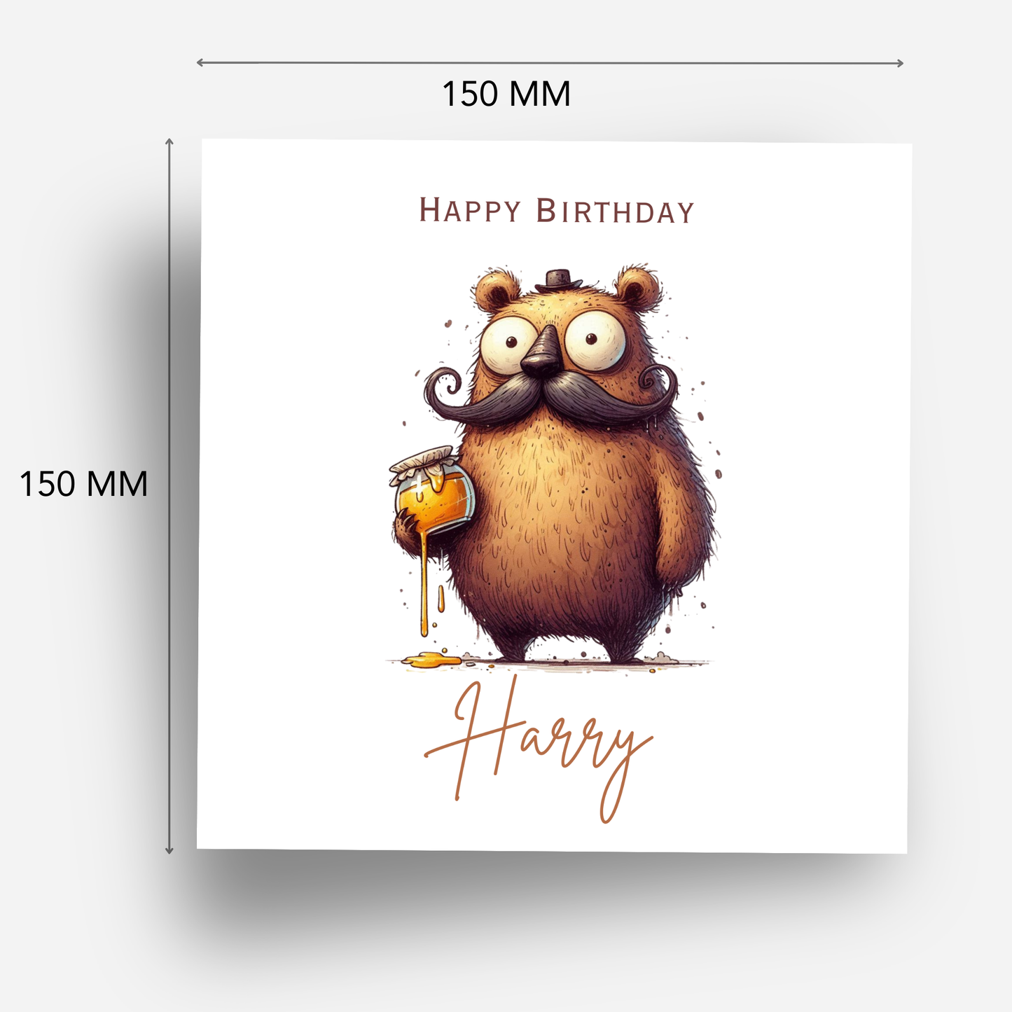 Fun Bear Birthday Card - C850