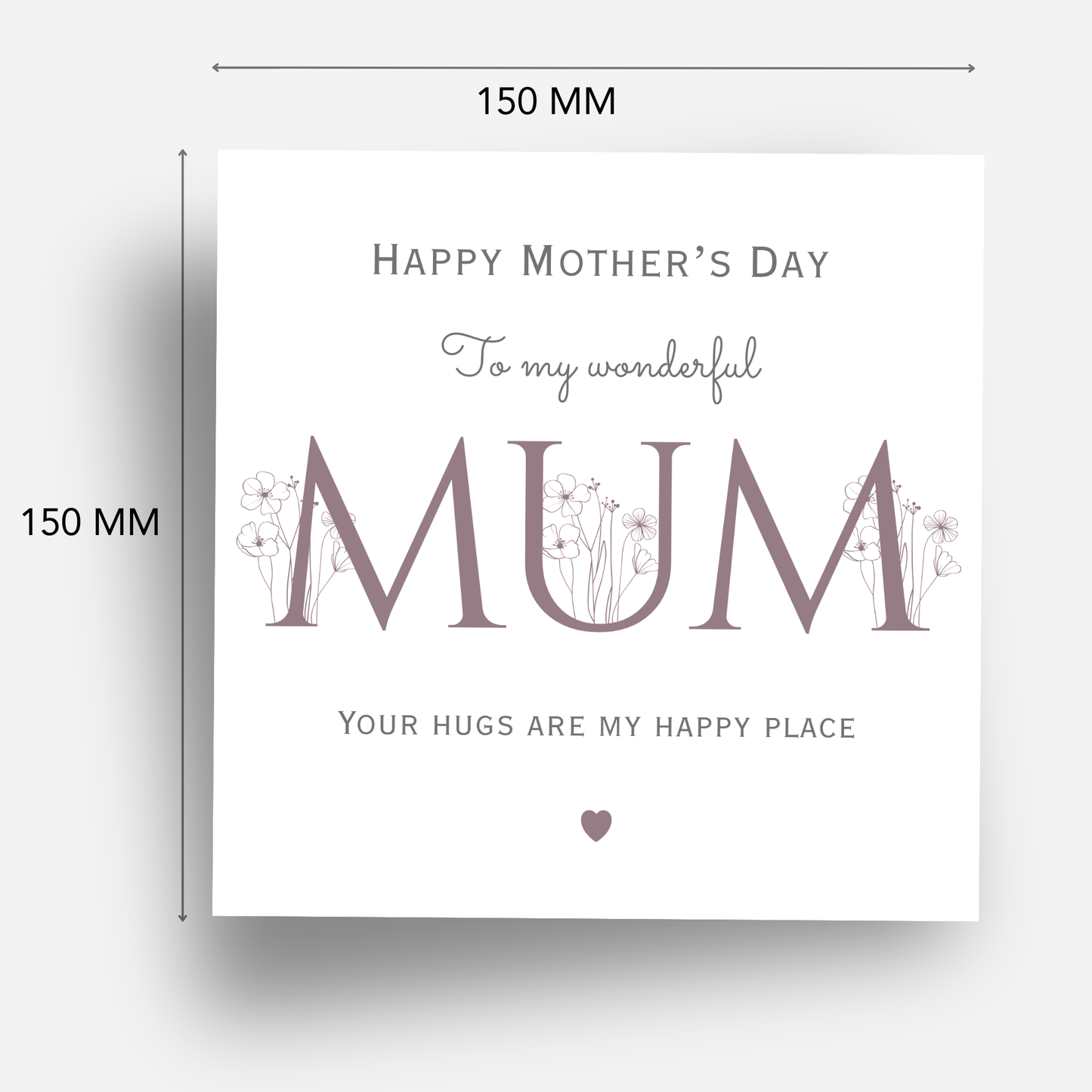 Mother's Day Card - Modern Classic Design - C731