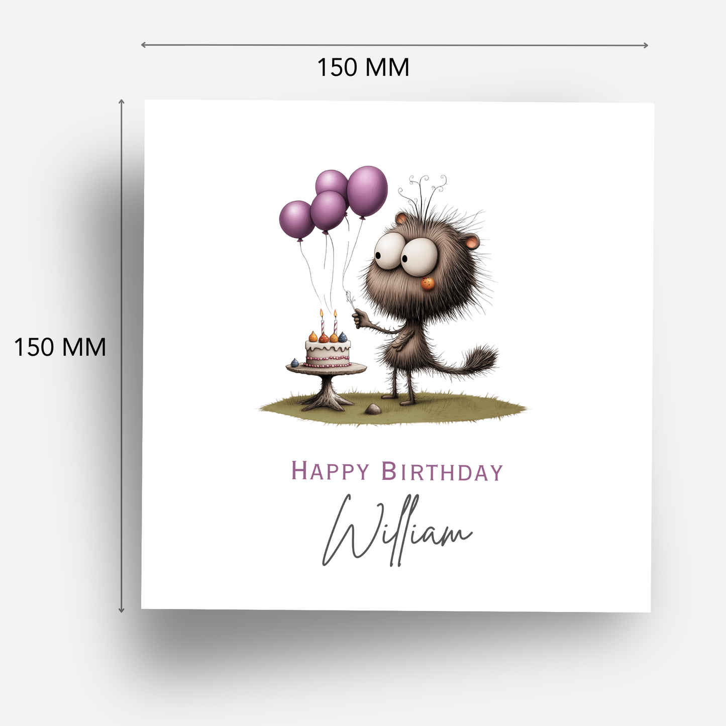 Quirky Animal Birthday Card - C563