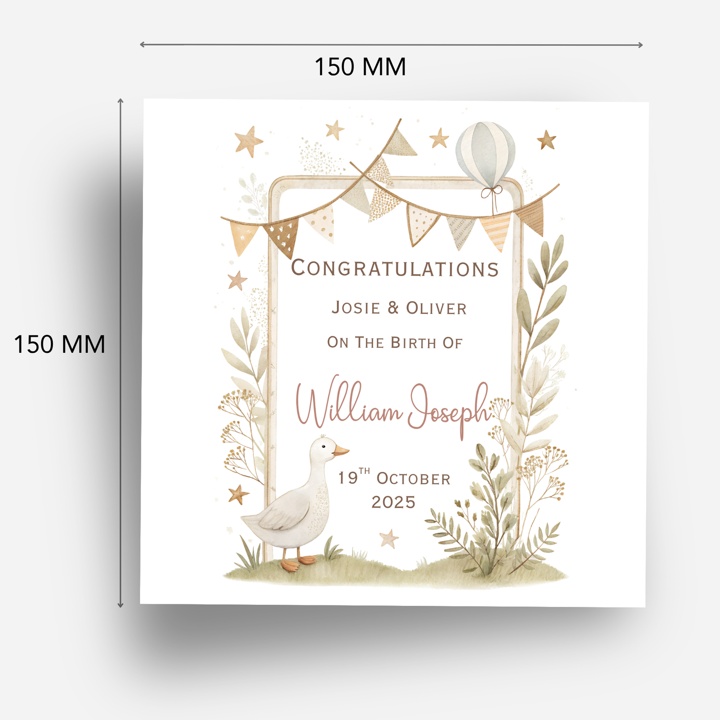 New Baby Congratulations Card- C665