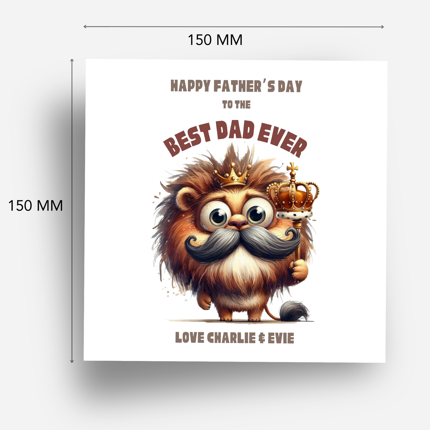 Fathers Day Card - Best Dad Ever - C802
