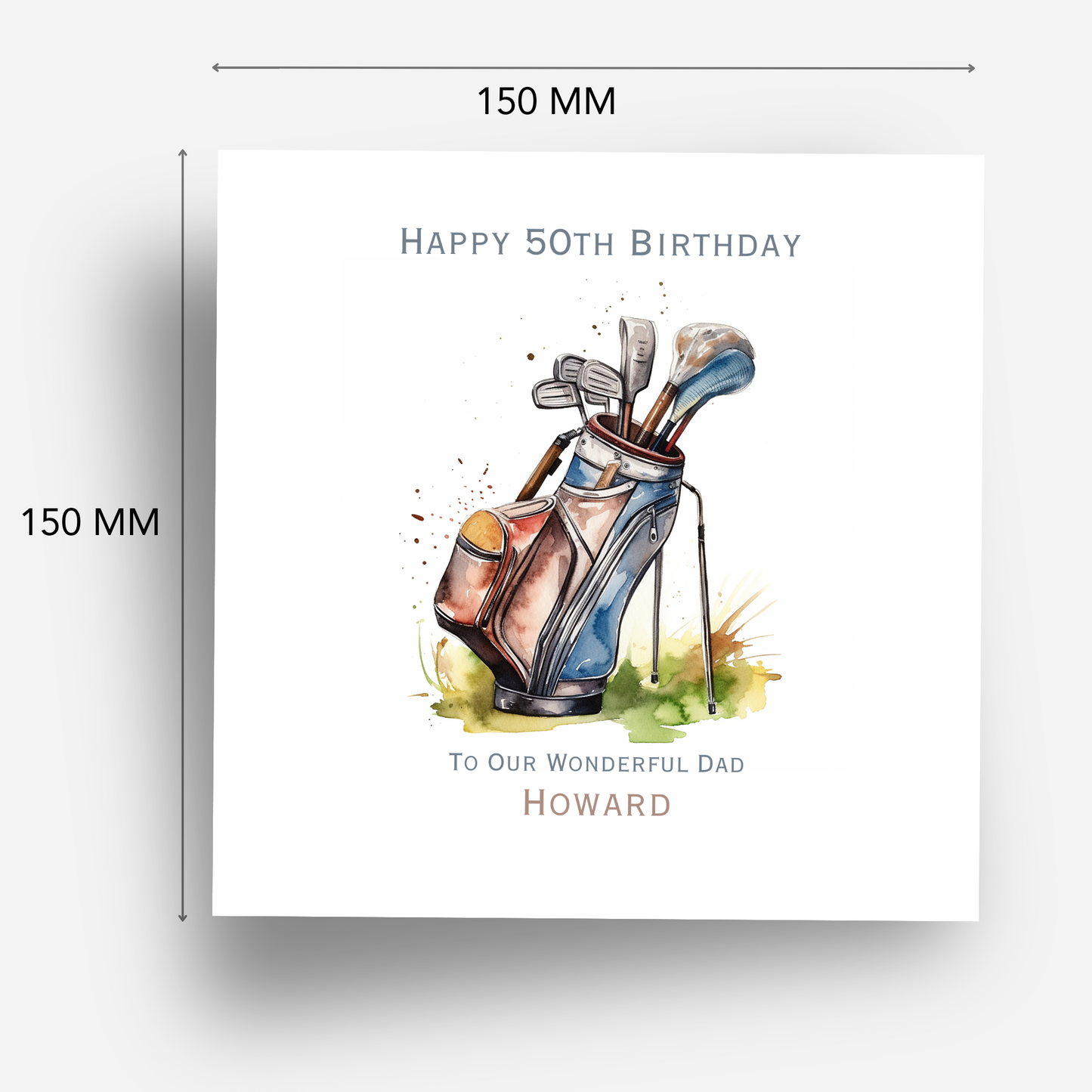 Golfing Birthday Card - C624