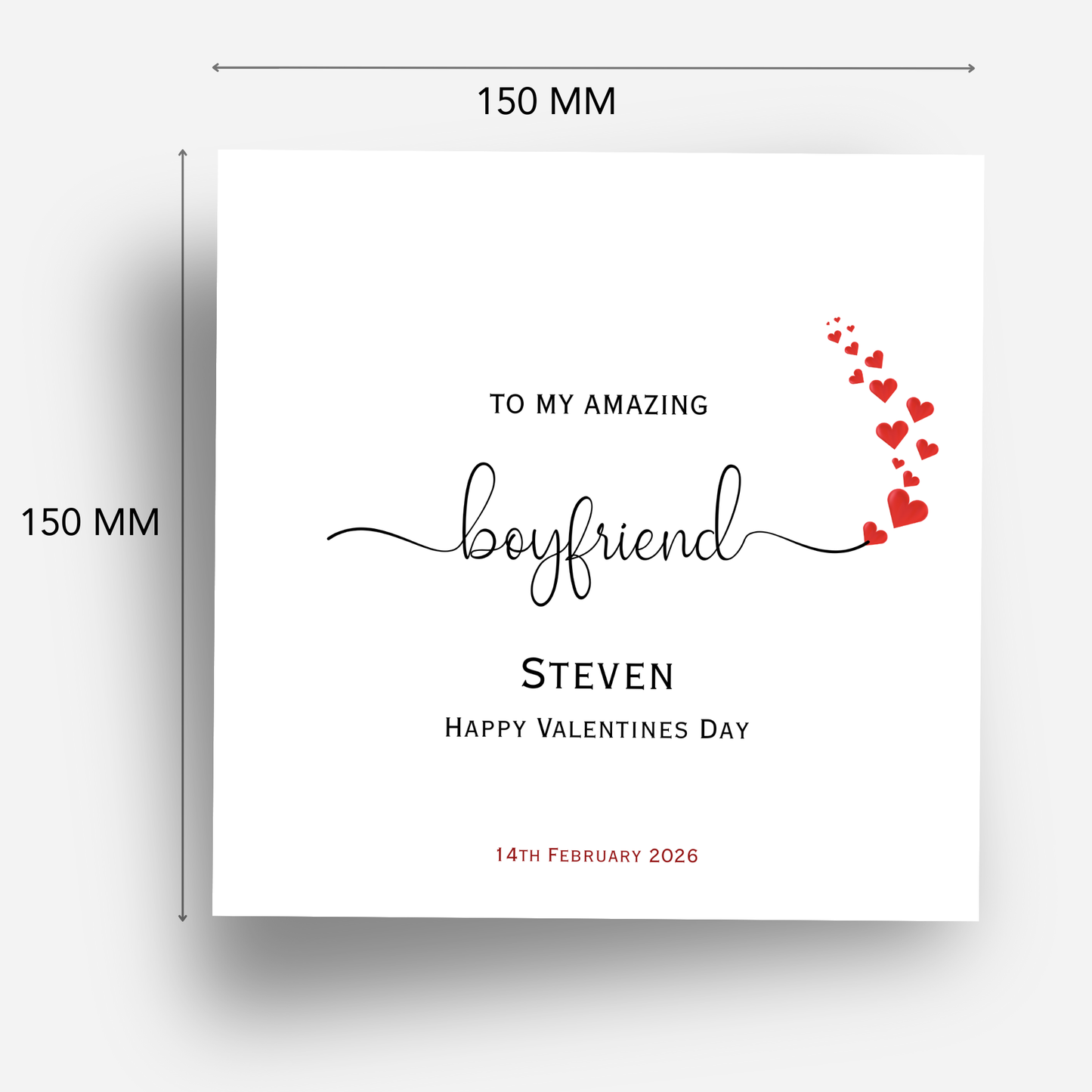 Valentine’s Day Elegant Card - C704