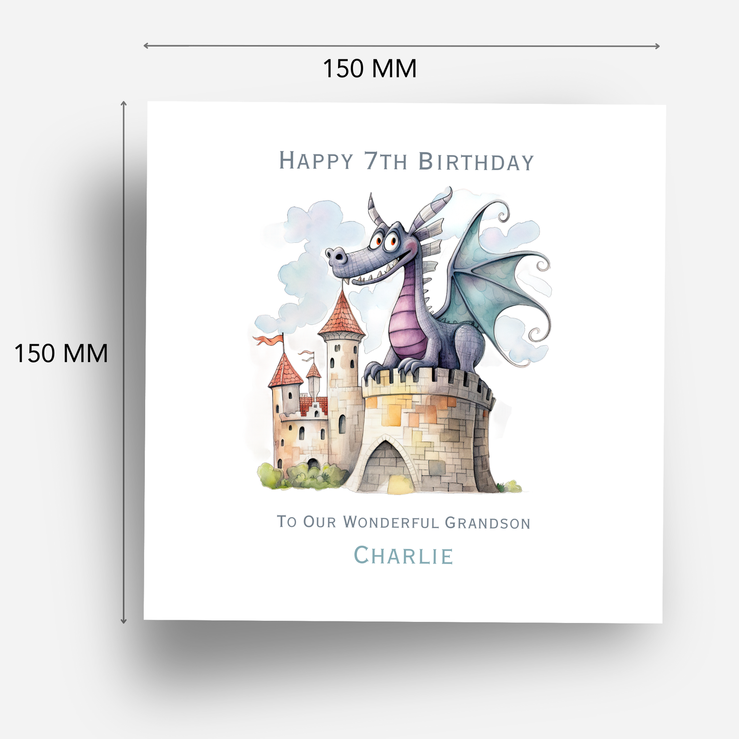 Dragon Birthday Card - C576