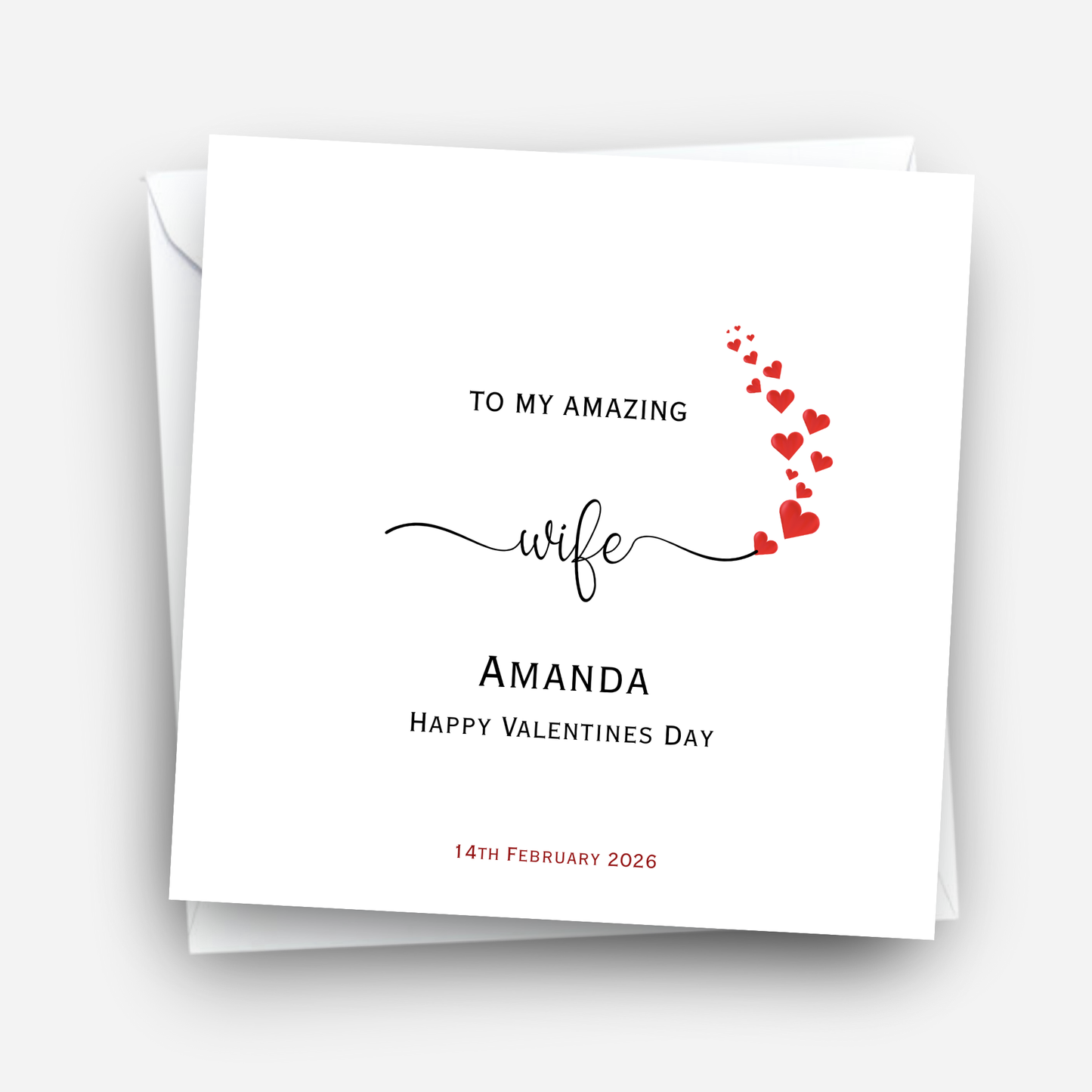 Valentine’s Day Elegant Card  - C706