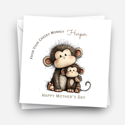 Mother's Day Card - Cheeky MonkeyDesign - C760