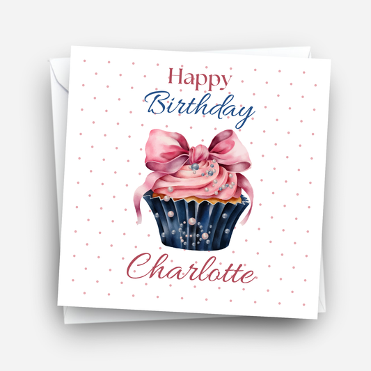 Cute Cupcake Card - C107