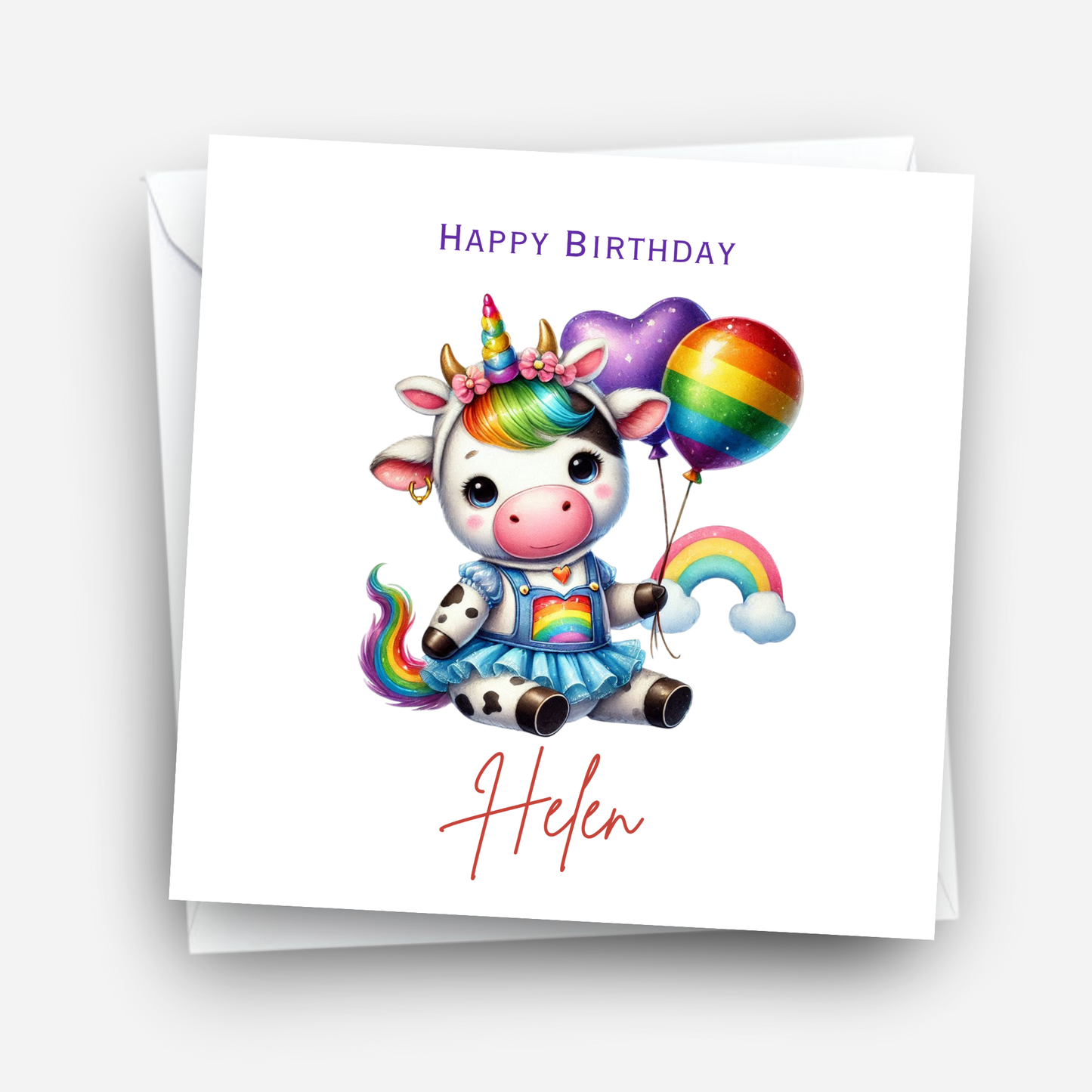 Fun Cow Birthday Card - C597