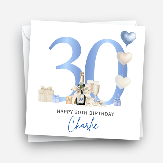 30th Birthday Card - C860