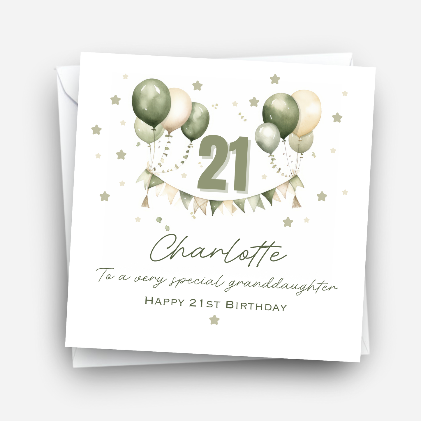 Personalised Birthday Card for Any Age - 18th, 21st, 30th etc - C524