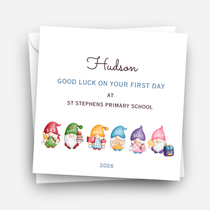 First or Last Day of School Card - C211