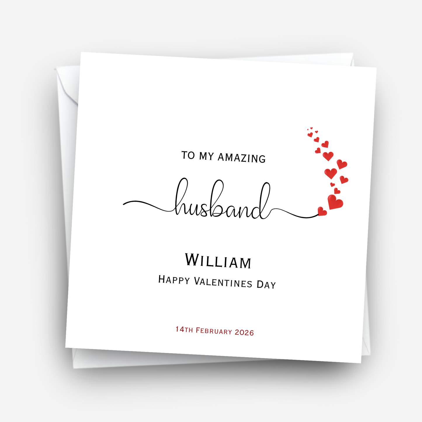 Valentine’s Day Elegant Card  - C703