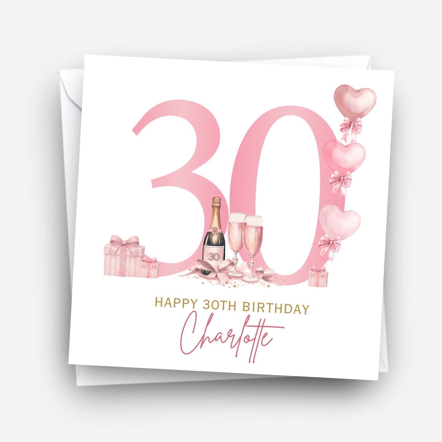 30th Birthday Card - C856