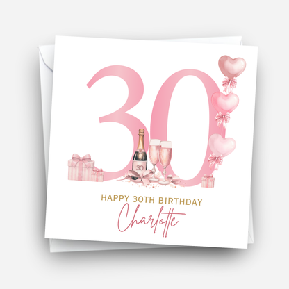 30th Birthday Card - C856