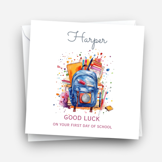 First or Last Day of School Card - C201