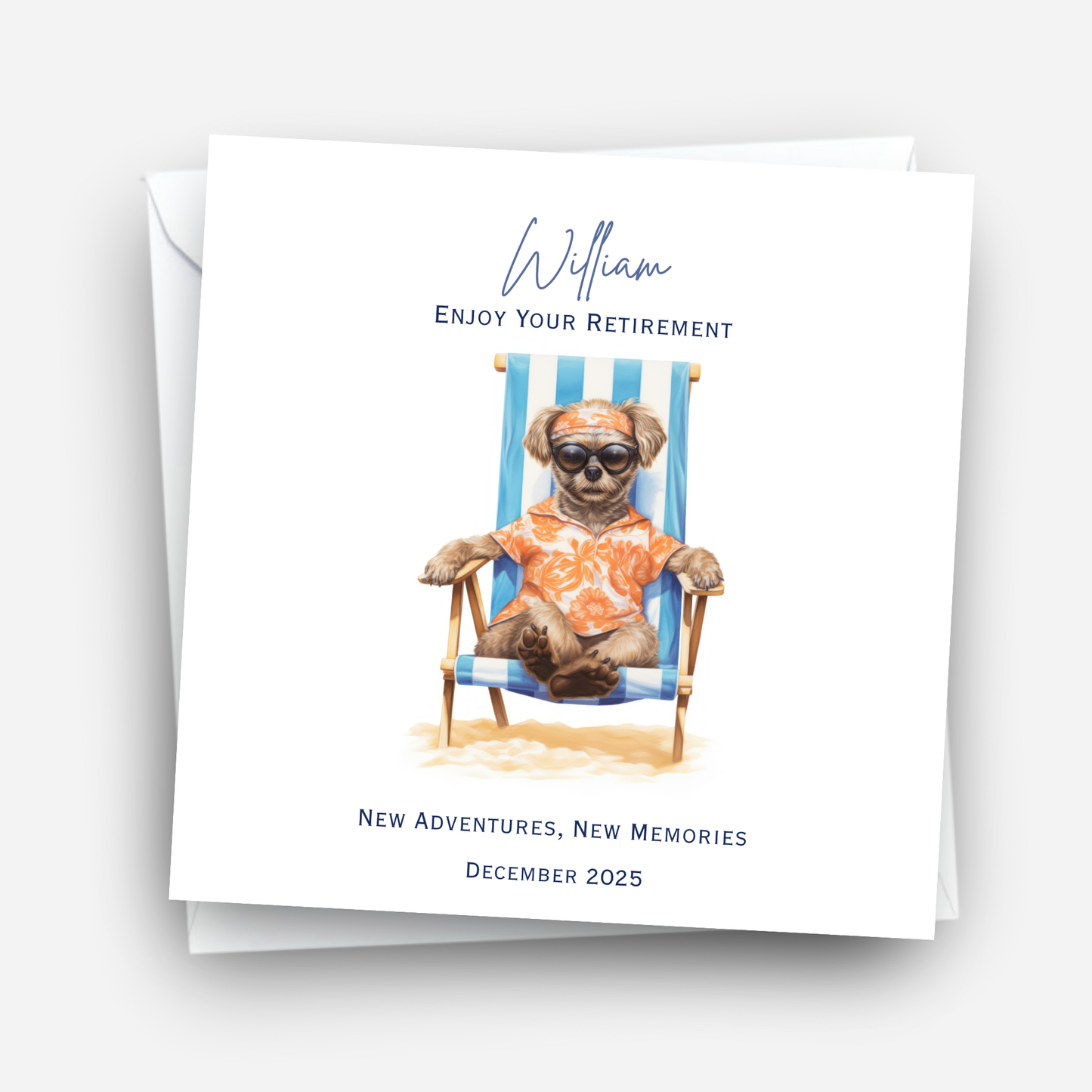 Cool Dog  Retirement Card - C658