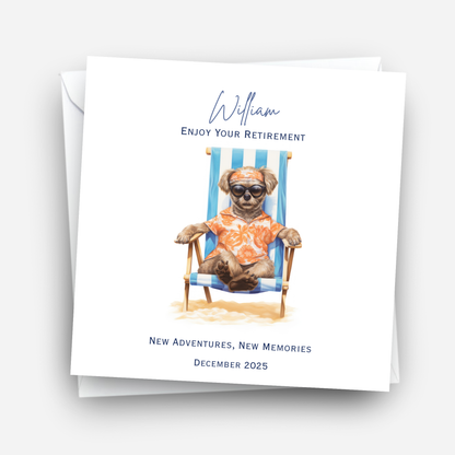 Cool Dog  Retirement Card - C658