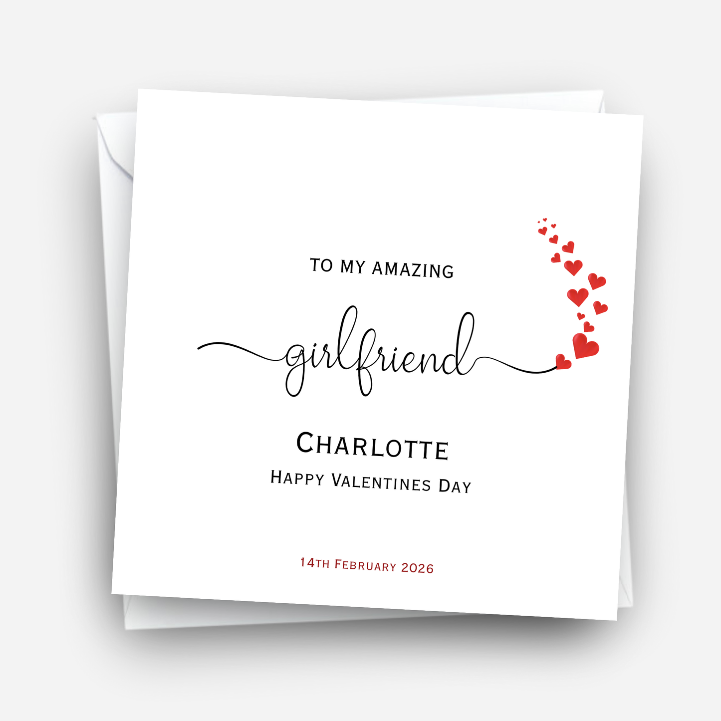 Valentine’s Day Elegant Card  - C705