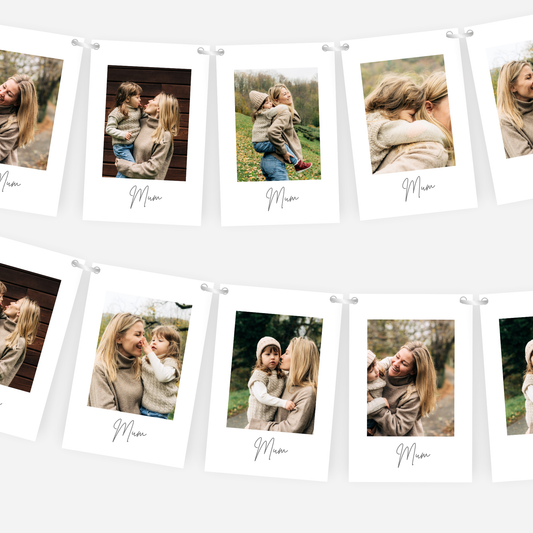 Any Name Photo Bunting - S195