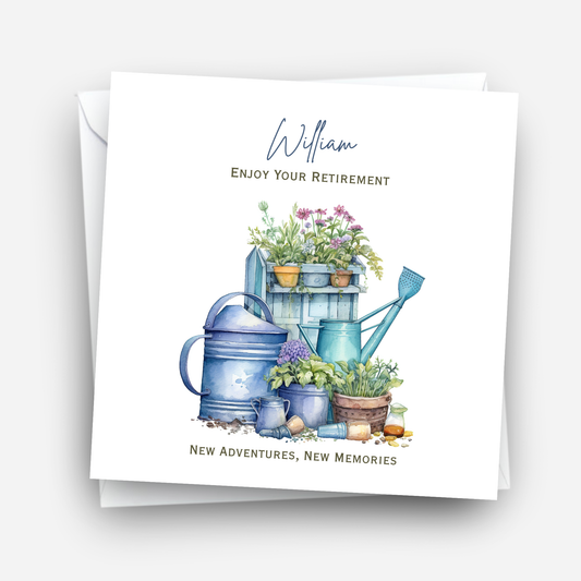 Garden Themed Retirement Card - C691