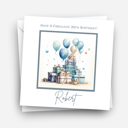 Present Birthday Card - C627