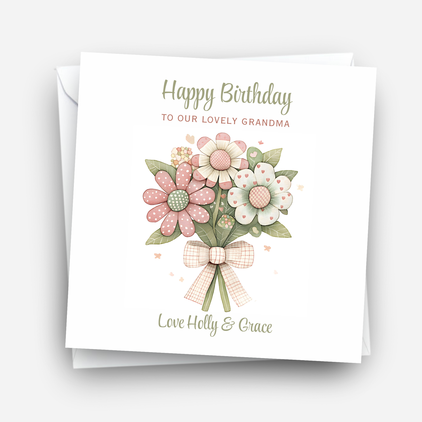 Flower Bouquet Birthday Card - C601