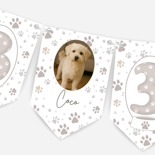 Dog Birthday Photo Bunting - B173