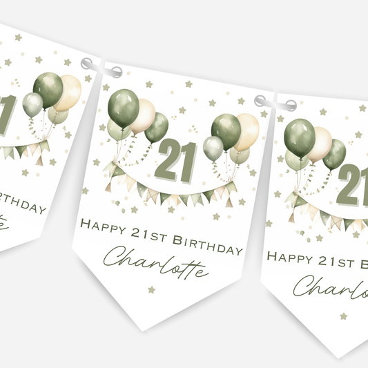 Gorgeous Party Bunting in Five Colours - B194