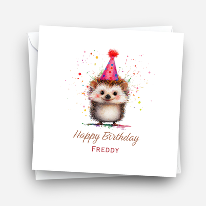 Fun Cute Hedgehog - C554