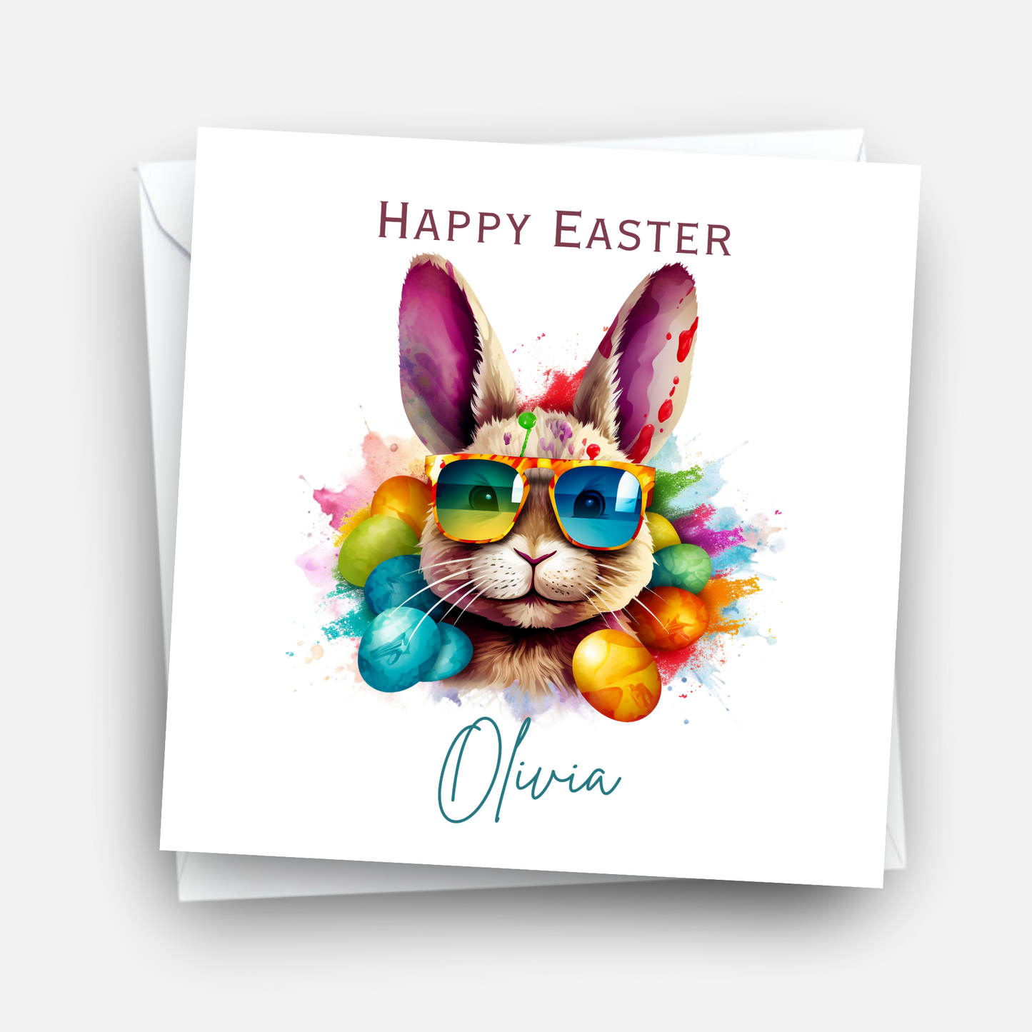 Easter Card With A Cool Modern Design - C818