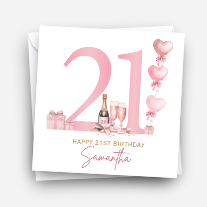 21st Birthday Card - C853