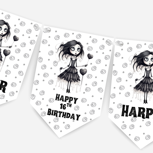 Gothic Style Bunting - B227