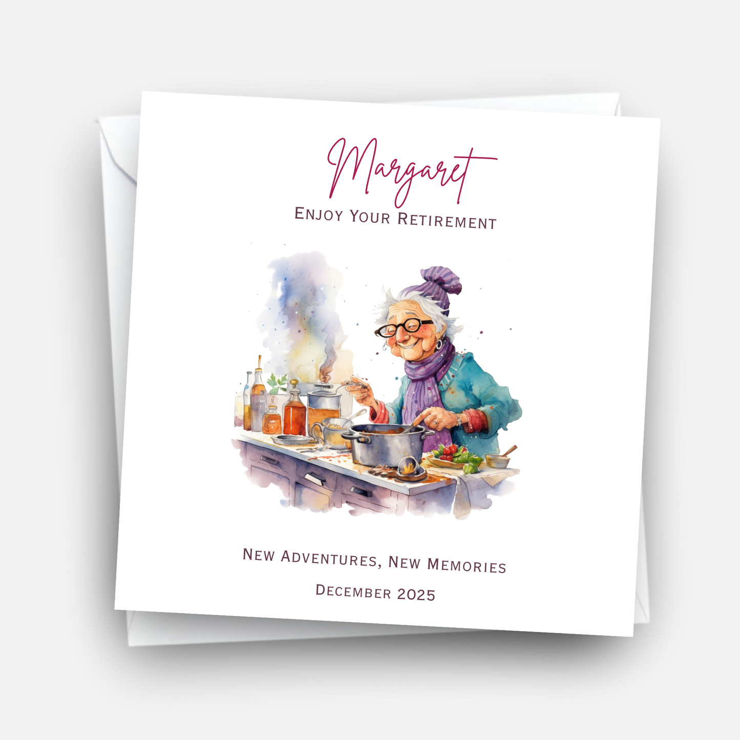 Fun Cooking Retirement Card - C661