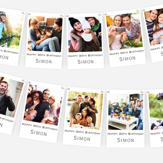 Smaller Photo Bunting - S179