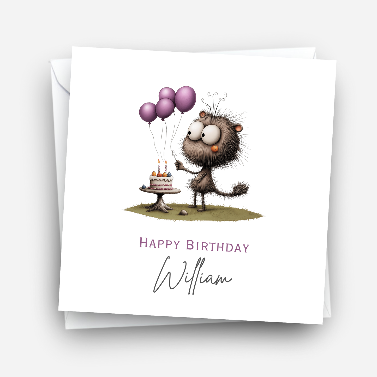 Quirky Animal Birthday Card - C563