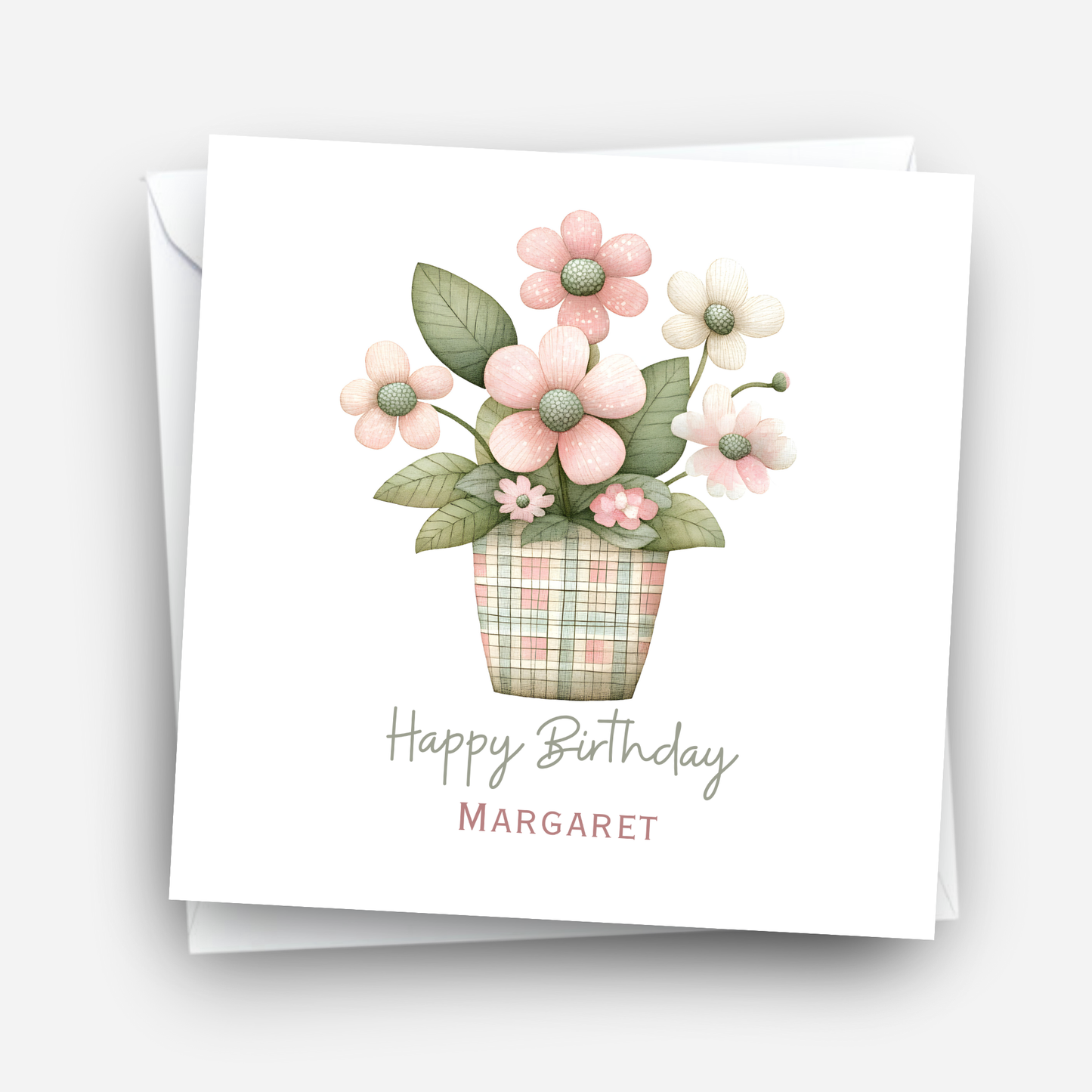 Flower Birthday Card - C603