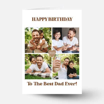 Happy Birthday Dad Photo Card - PC13