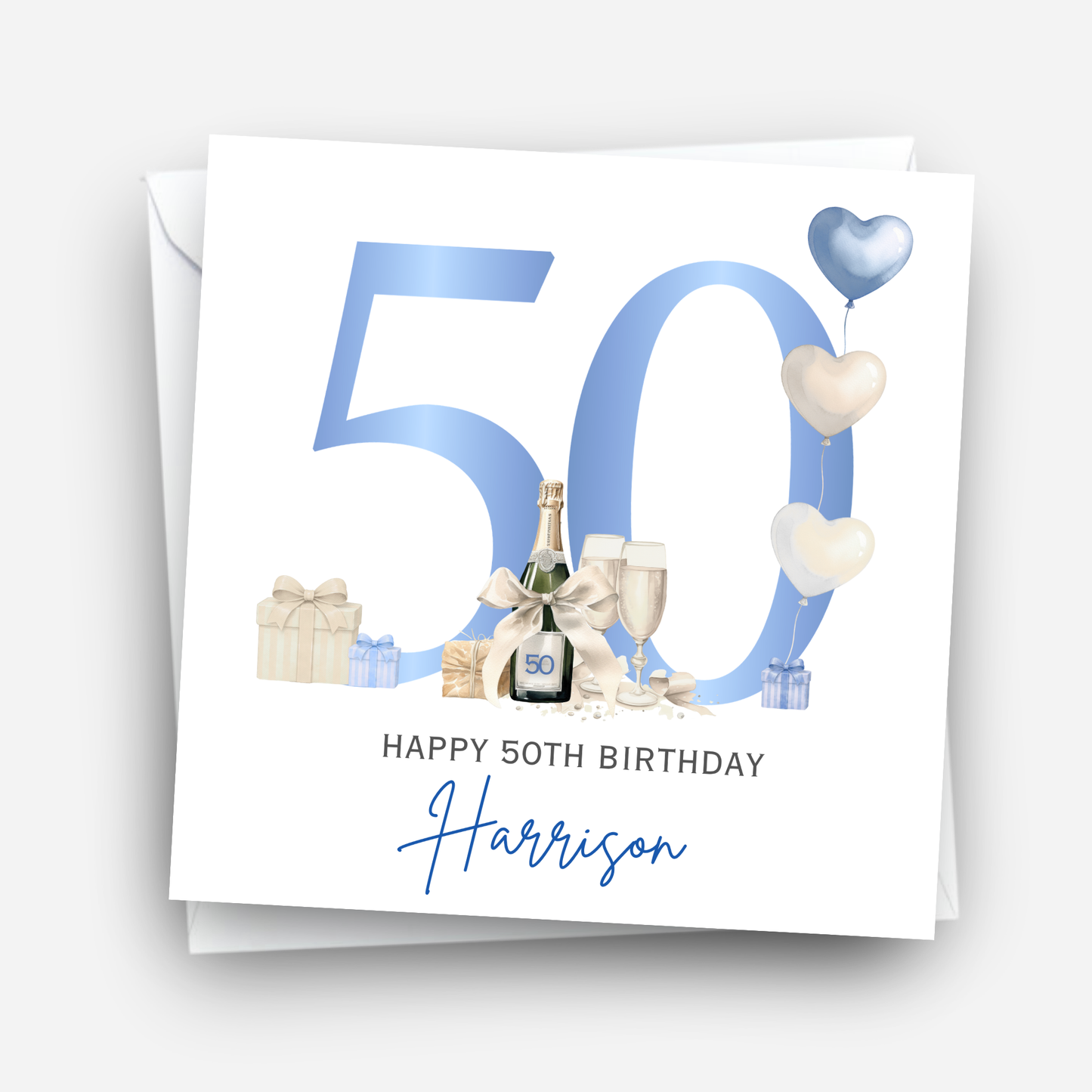 50th Birthday Card - C862