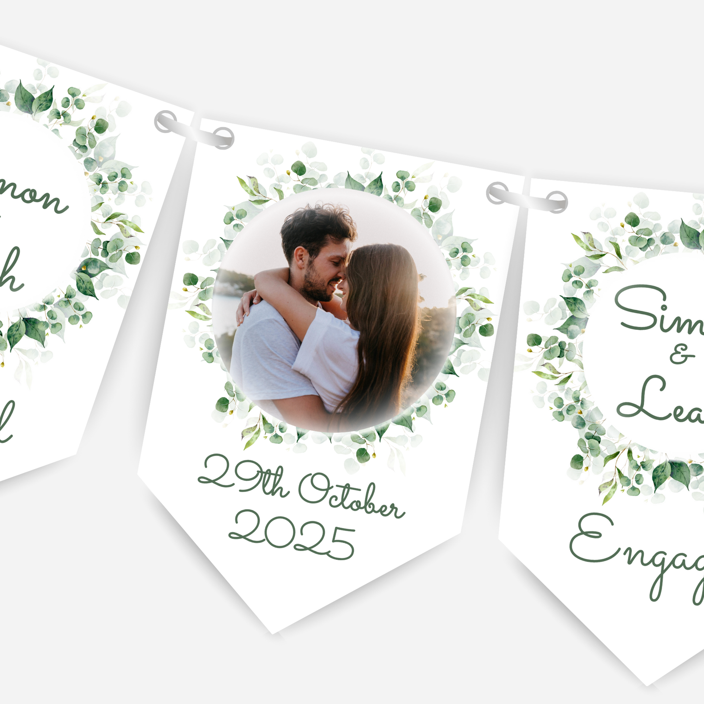 Photo Engagement or Wedding Bunting - B130