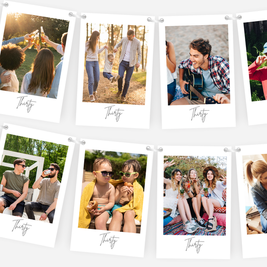 Birthday Colour Photo Bunting - B294