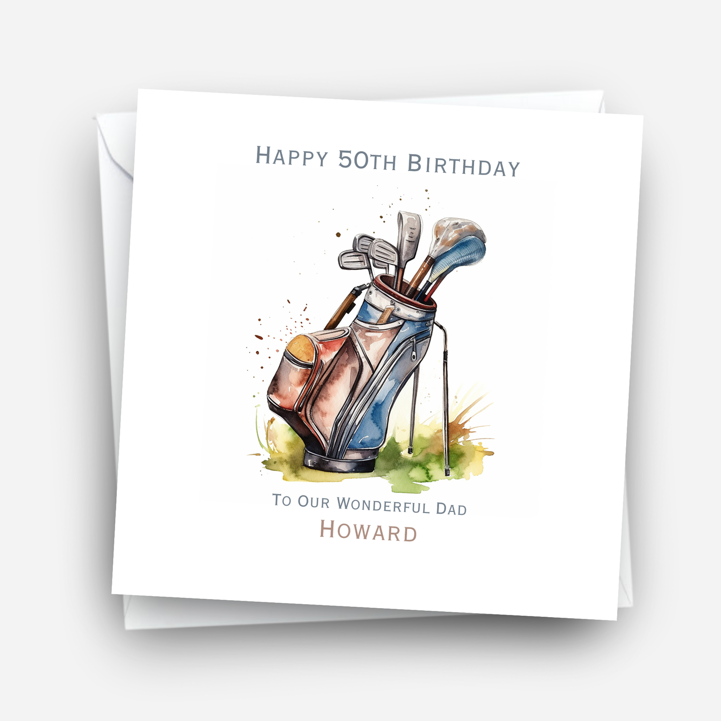 Golfing Birthday Card - C624