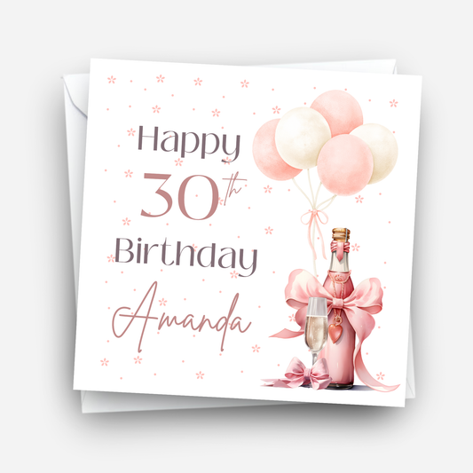 Pink Fizz & Balloons - C518