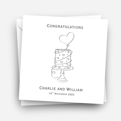 Elegant  Cake Illustration - C610